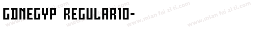 GdnEgyp Regular10字体转换